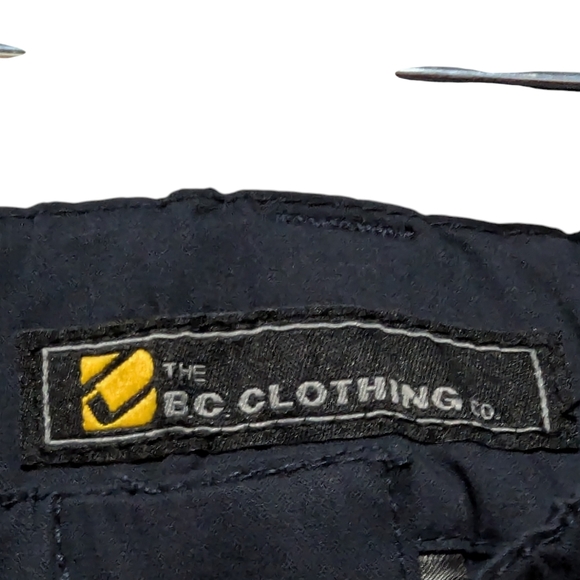 BC Clothing Men's Convertible Navy Blue Pant Size XLX32 Cargo Belted. - Picture 12 of 12